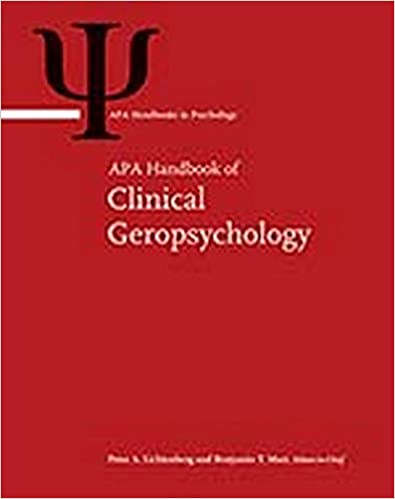 APA Handbook of Clinical Geropsychology volume 2 Assessment, Treatment, and Issues of Later Life - Orginal Pdf